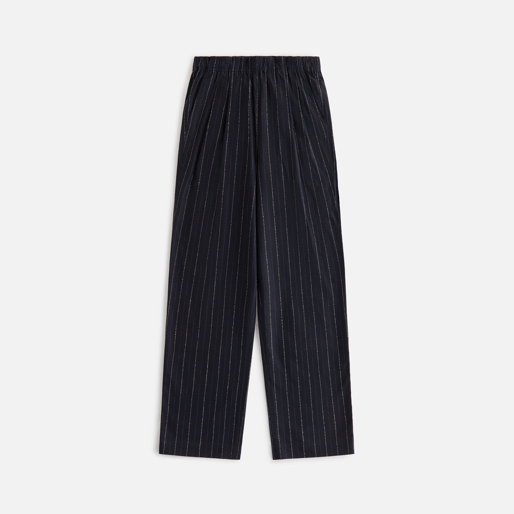 Saphira Pinstripe Pant in Navy Blue - CAMILLA AND MARC® C&M